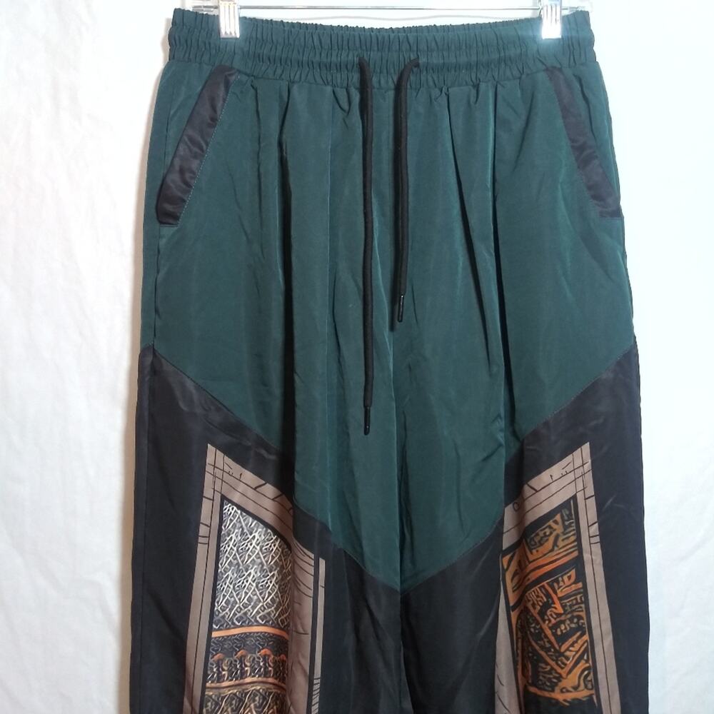 Charmkpr Ethnic Pattern Patchwork Drawstring Wais… - image 2